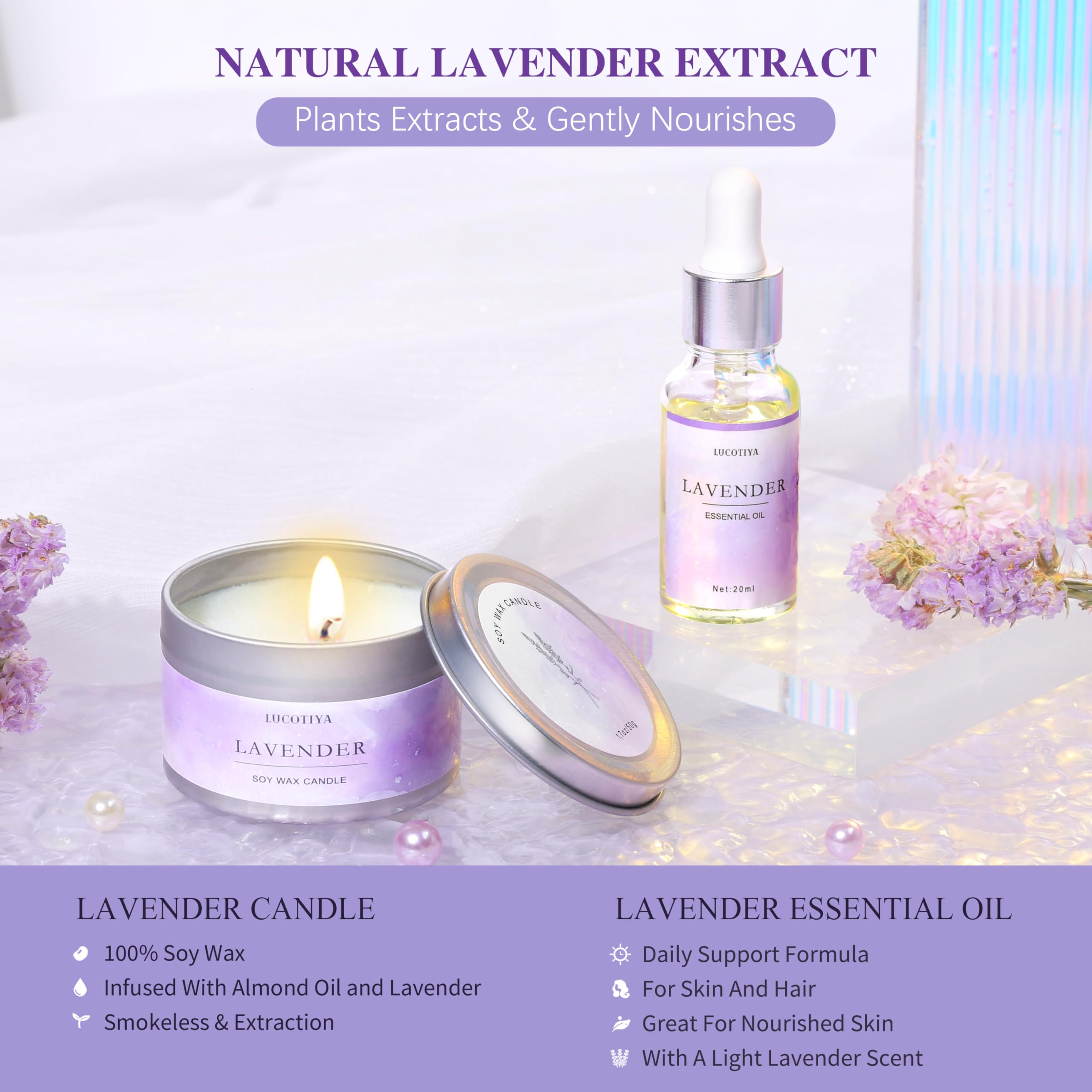 Lucotiya body lotion and face towel for daily moisturizing care