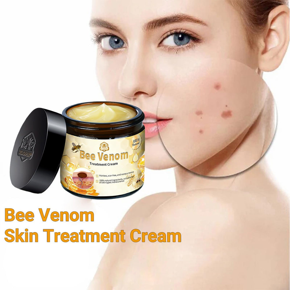 Luhaka Bee Venom Cream bottle stands out in a daily skincare routine.