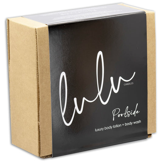 Lulu Candles Lemon & Vanilla Bean body lotion absorbs fast, delivering 24+ hours of moisture