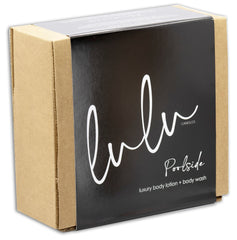 Lulu Candles Lemon & Vanilla Bean body lotion absorbs fast, delivering 24+ hours of moisture