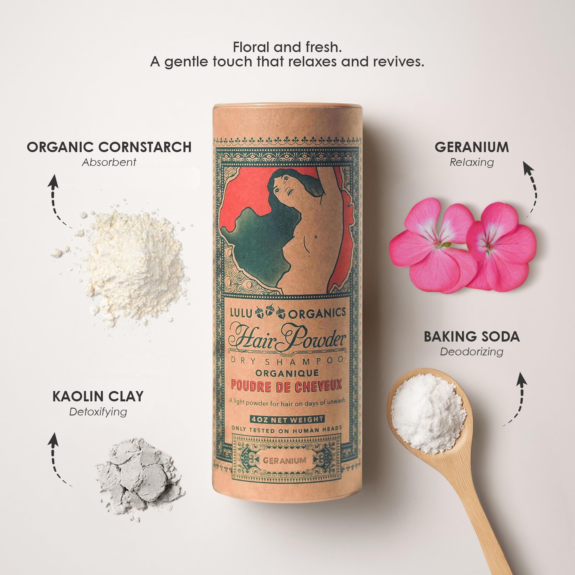Lulu Organics texture close-up reveals oil absorption without white residue