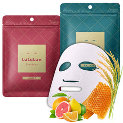 Lululun 14-sheet mask packaging highlights premium design for daily skincare.