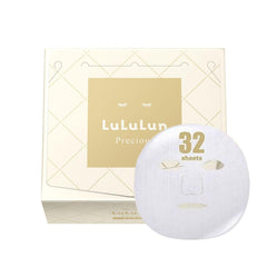 Lululun 32EA green tea mask sheet for hydrated, radiant skin.