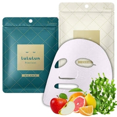 Lululun Precious Duo rose extract mask for deep hydration and radiant skin.