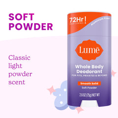 Lume aluminum-free deodorant suitable for sensitive skin