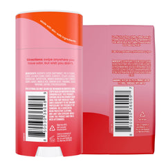 Lume deodorant application showing smooth glide and skin-friendly formula.