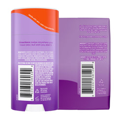 Lume lavender sage deodorant application close-up showing smooth glide.