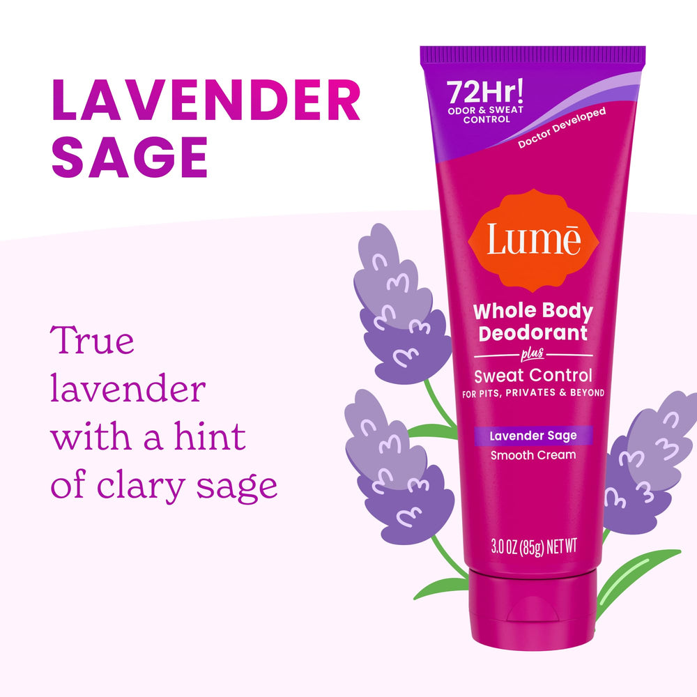 Lume hypoallergenic, paraben-free formula supports skin-friendly care