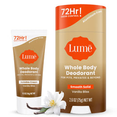 Lume Invisible Cream Tube for all-over odor control on every area