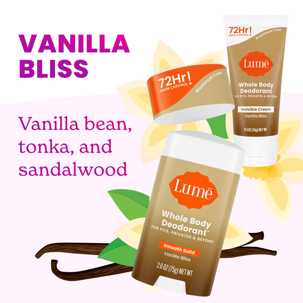 Lume Invisible Cream Tube close-up showing quick-absorbing, skin-friendly formula