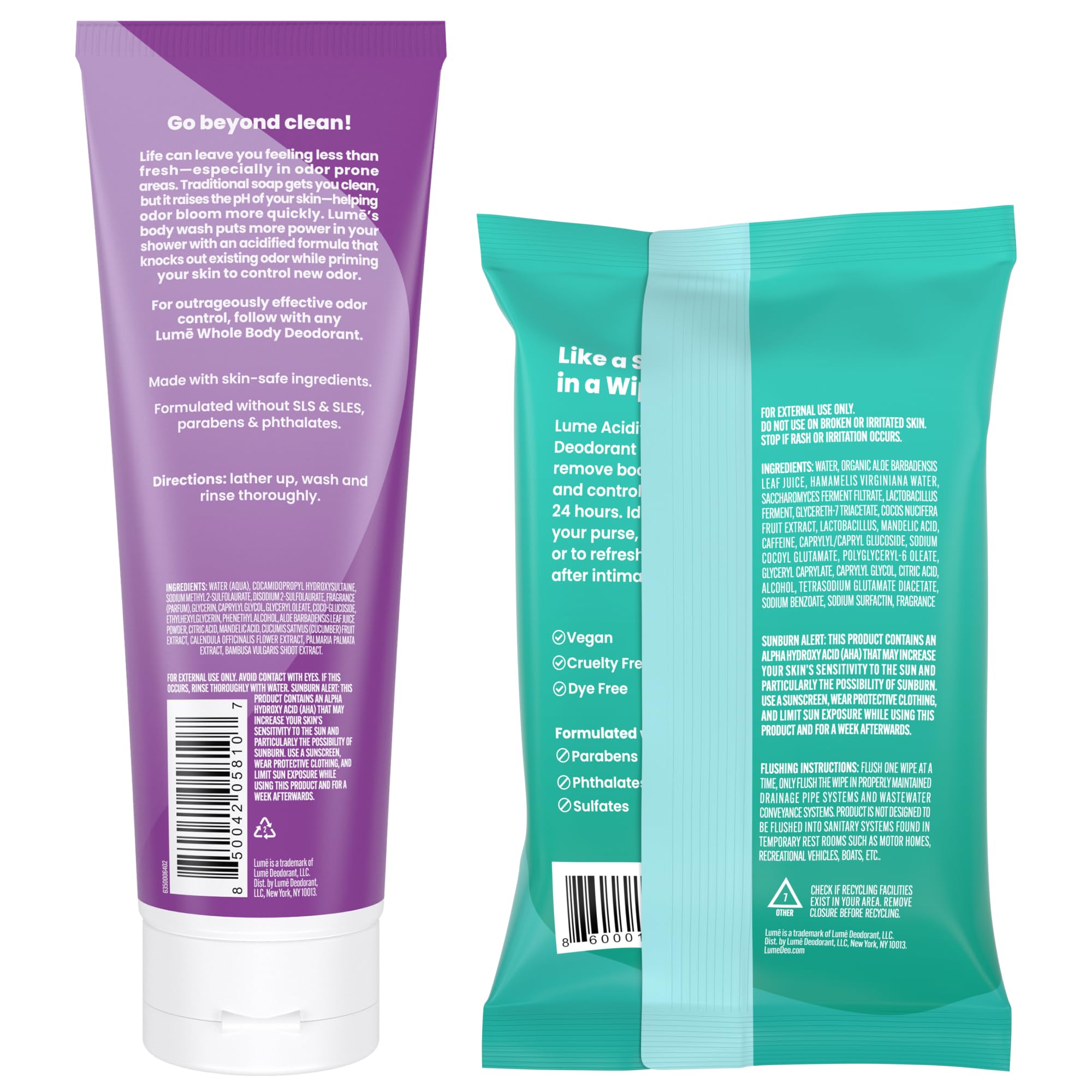 OB/GYN developed seal on Lume packaging signaling expert-backed care.