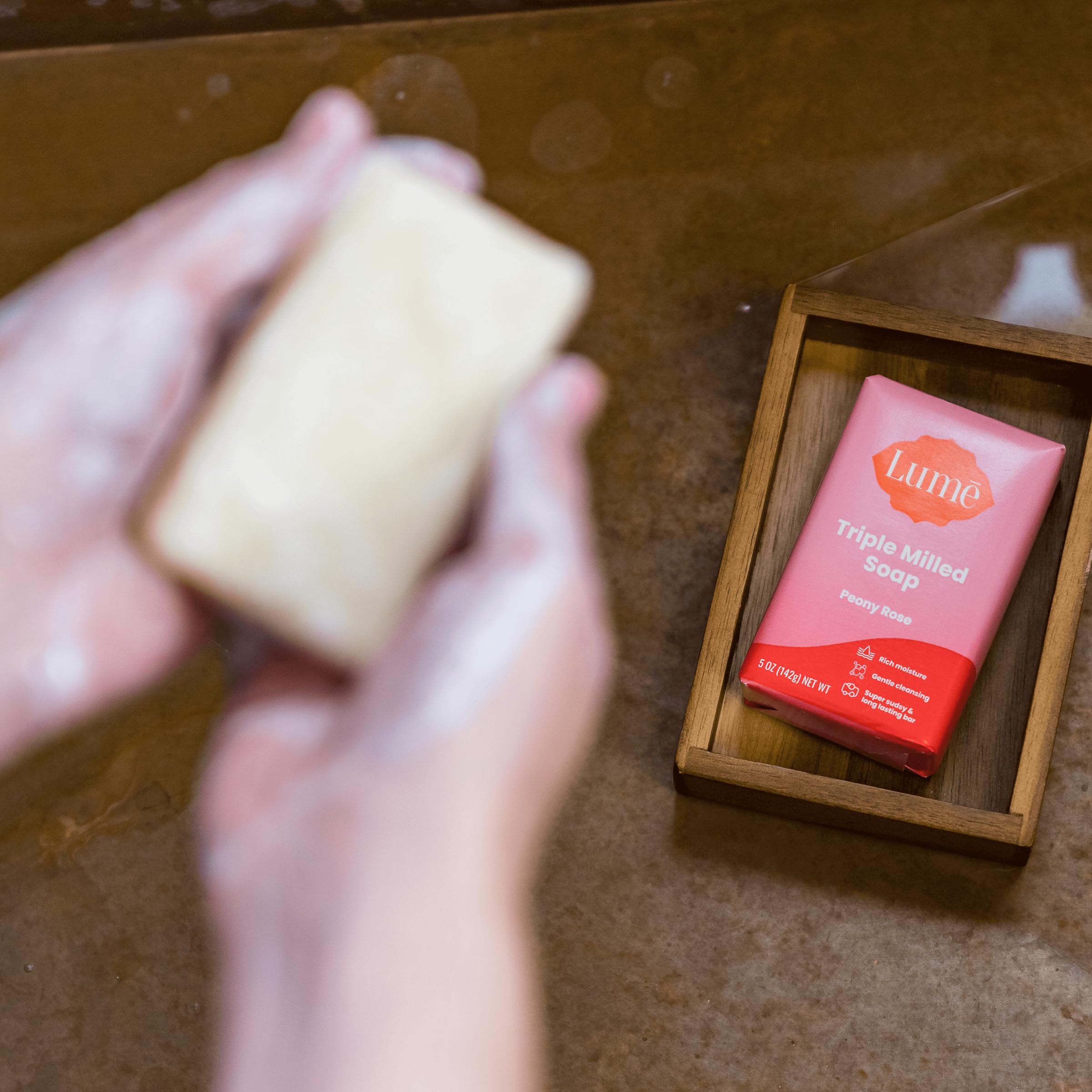 Two-pack soap packaging ideal for daily cleansing duo.