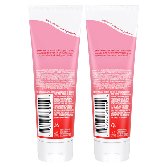 Lume 2-pack Peony Rose invisible-cream packaging for everyday convenience.