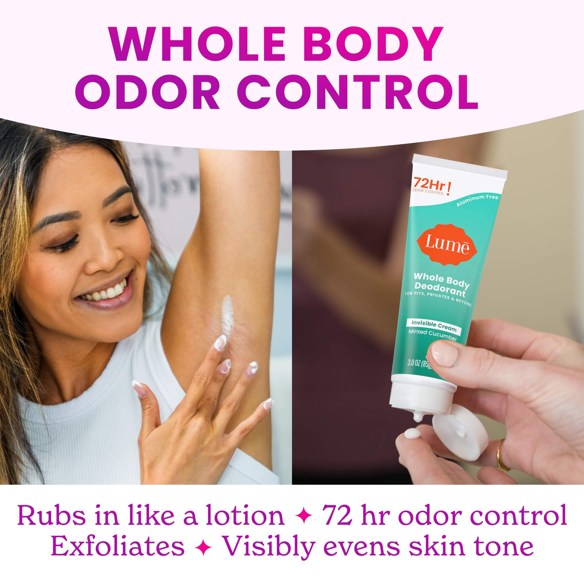 Pack of two three-ounce tubes for home and travel use.