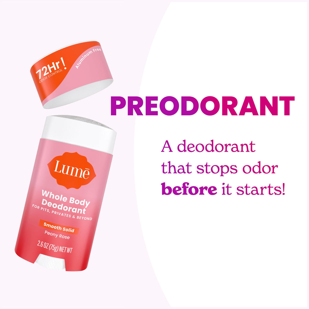 Close-up of skin-friendly, baking soda-free formula on the skin.