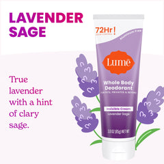 Lume smooth glide on skin for continuous odor protection.