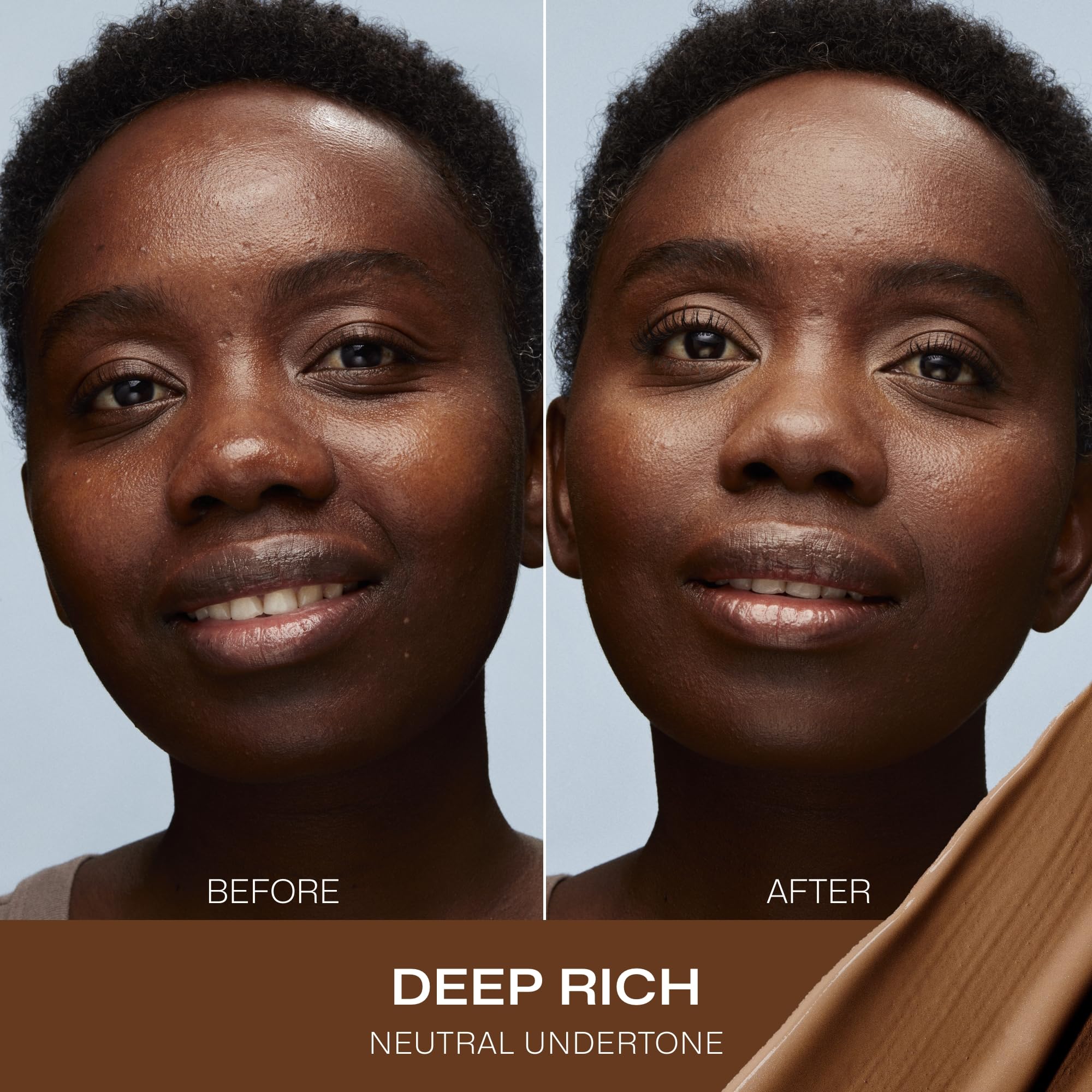 Lumene CC Cream on skin shows tone matching for a seamless complexion.