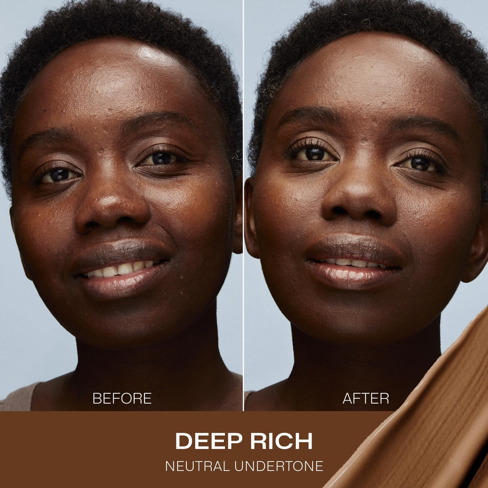 Lumene CC Cream on skin shows tone matching for a seamless complexion.