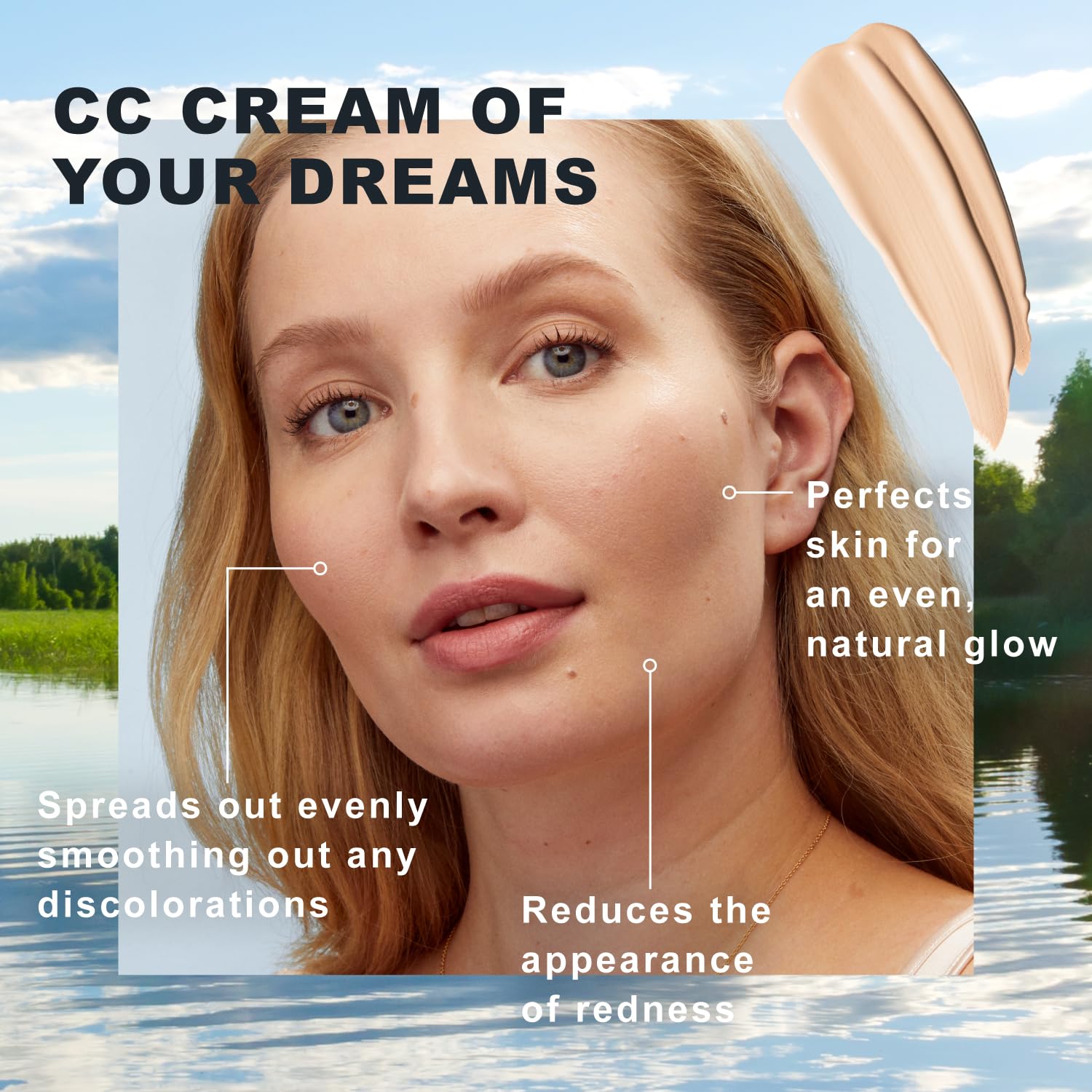 Eco-friendly packaging for Lumene CC Cream emphasizes circular beauty.