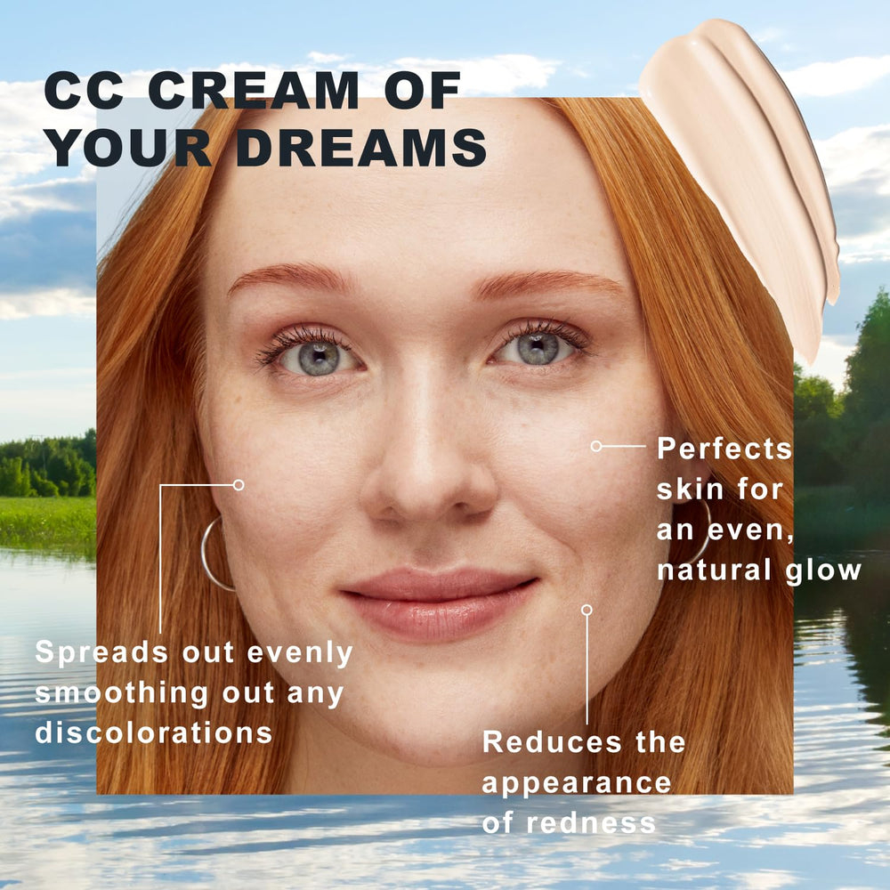 Lumene redness-reduction swatch suggesting quick tone balancing.