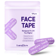 LumiDew Smile Line Patches packaging highlights easy, mess-free application for busy mornings.