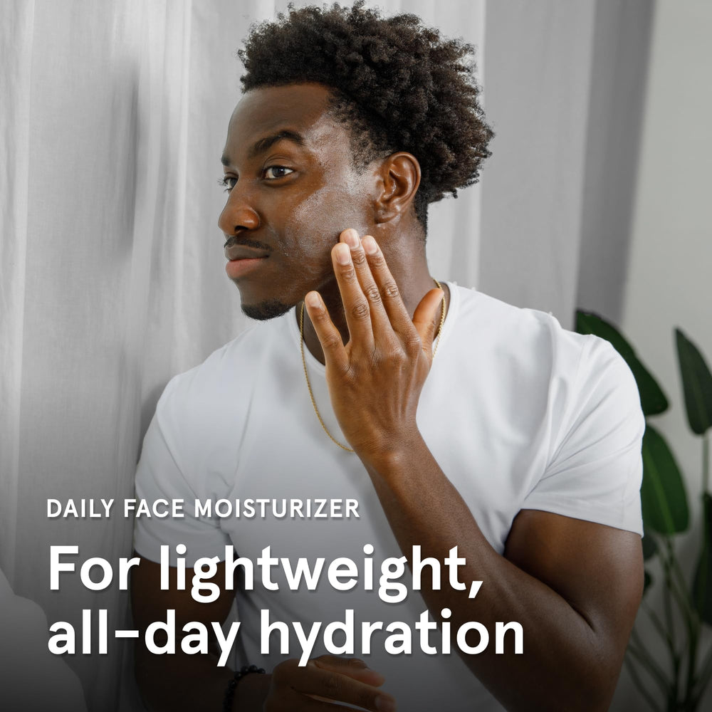 Lumin product on balanced skin appearance indicating refreshed look.