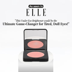Luminance Milano Pink tint close-up shows color neutralizing under-eye darkness.