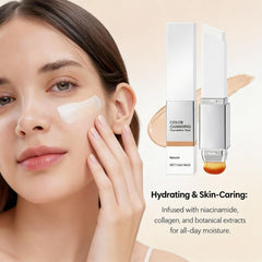Lumine Skin compact travel-packaging highlights portability for on-the-go touch-ups