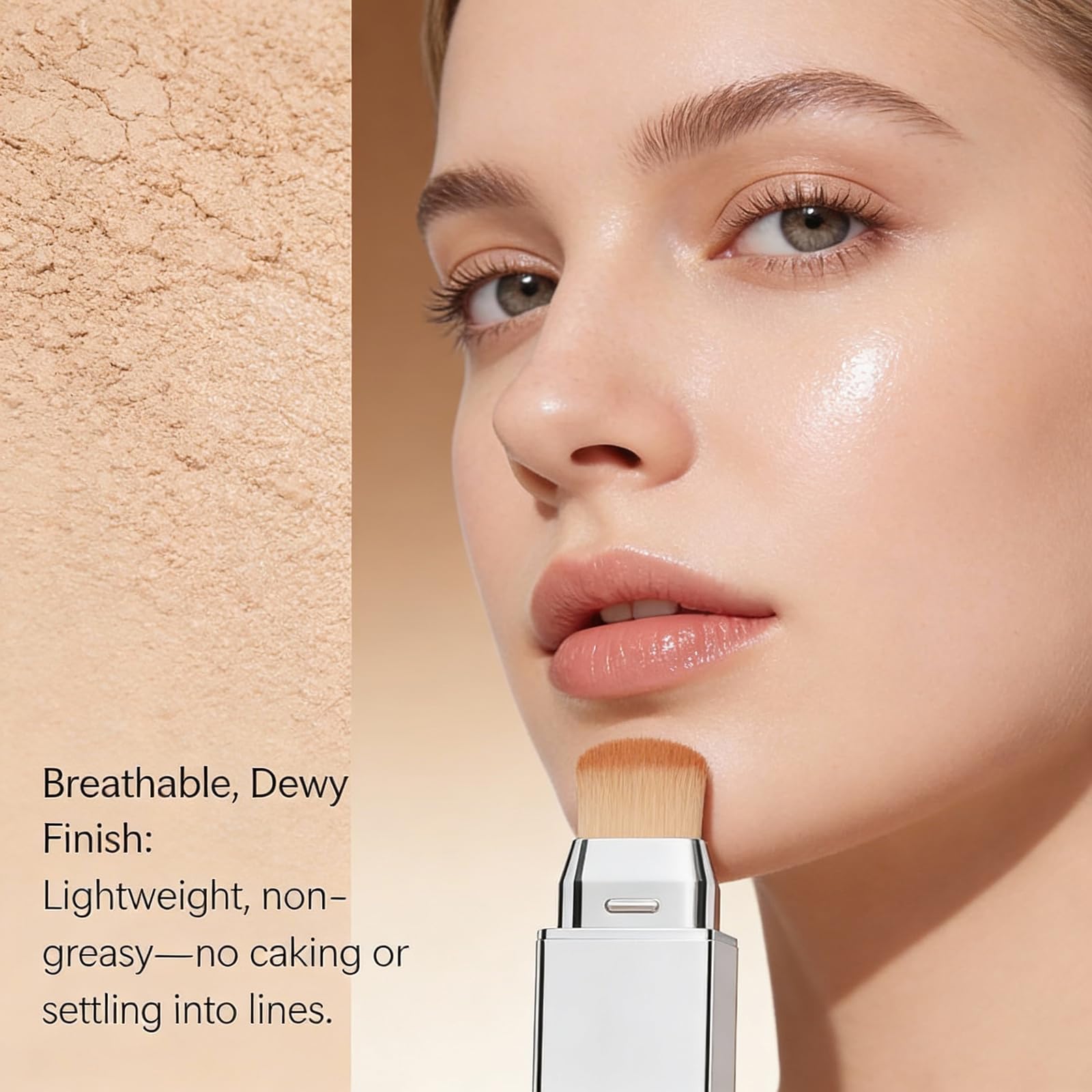 Lumine Skin hydrating formula with niacinamide and collagen nourishes skin while wearing