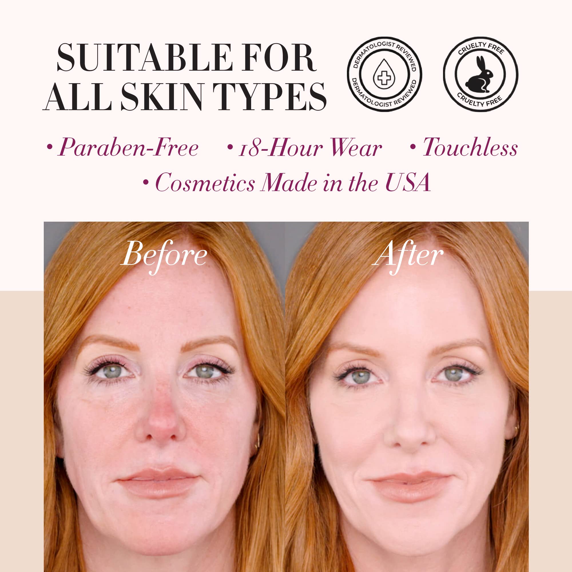 Luminess Air Icon Pro illuminator bottle for radiant highlight.