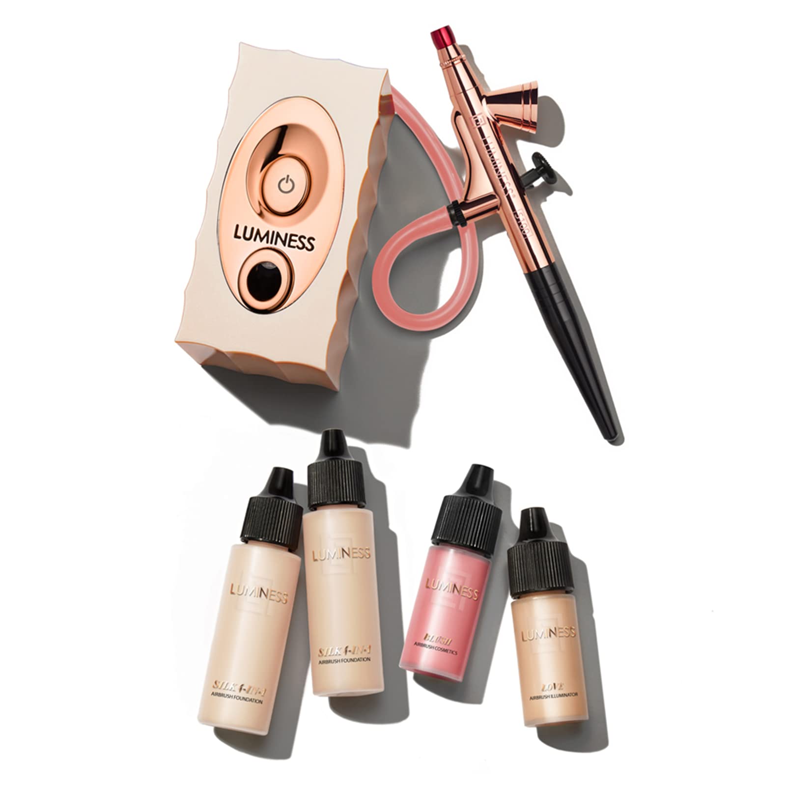Luminess Air Icon Pro stylus closeup enables precise, touchless makeup application.