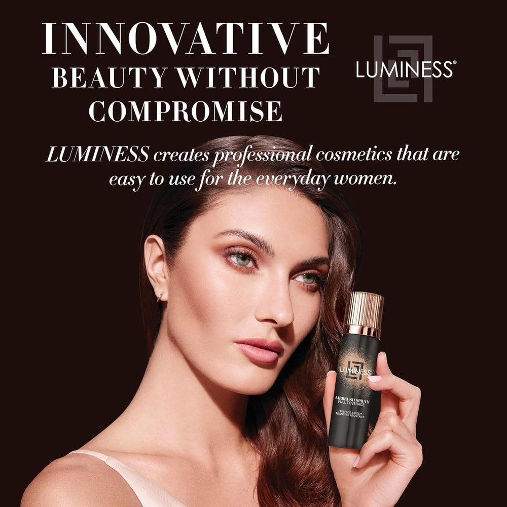 Luminess Airbrush Body Coverage skin-safe formula suitable for sensitive skin testing.