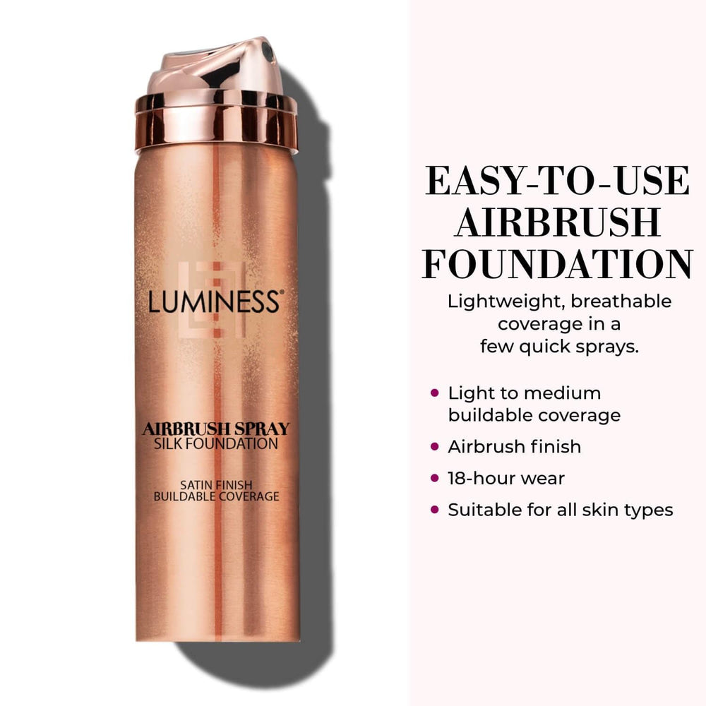 LUMINESS buffing brush used for a seamless, streak-free finish.