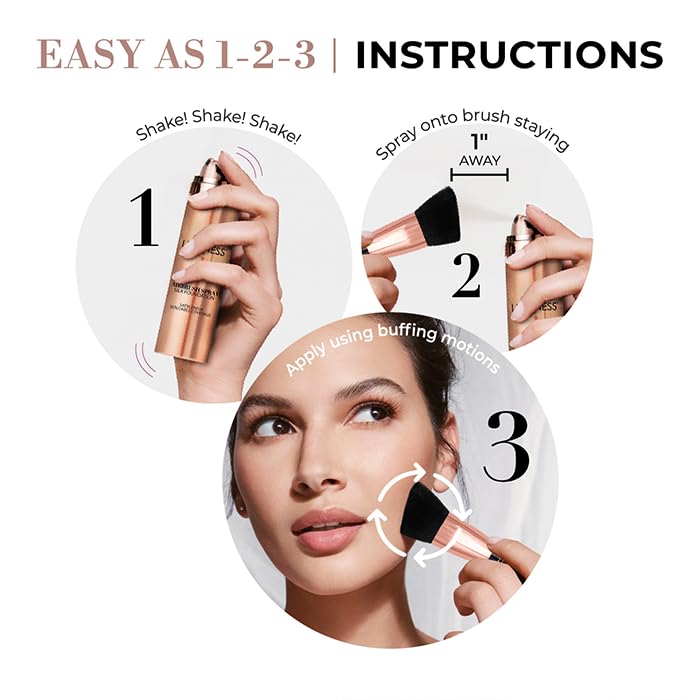 LUMINESS Brand heritage behind airbrush foundation for flawless results.