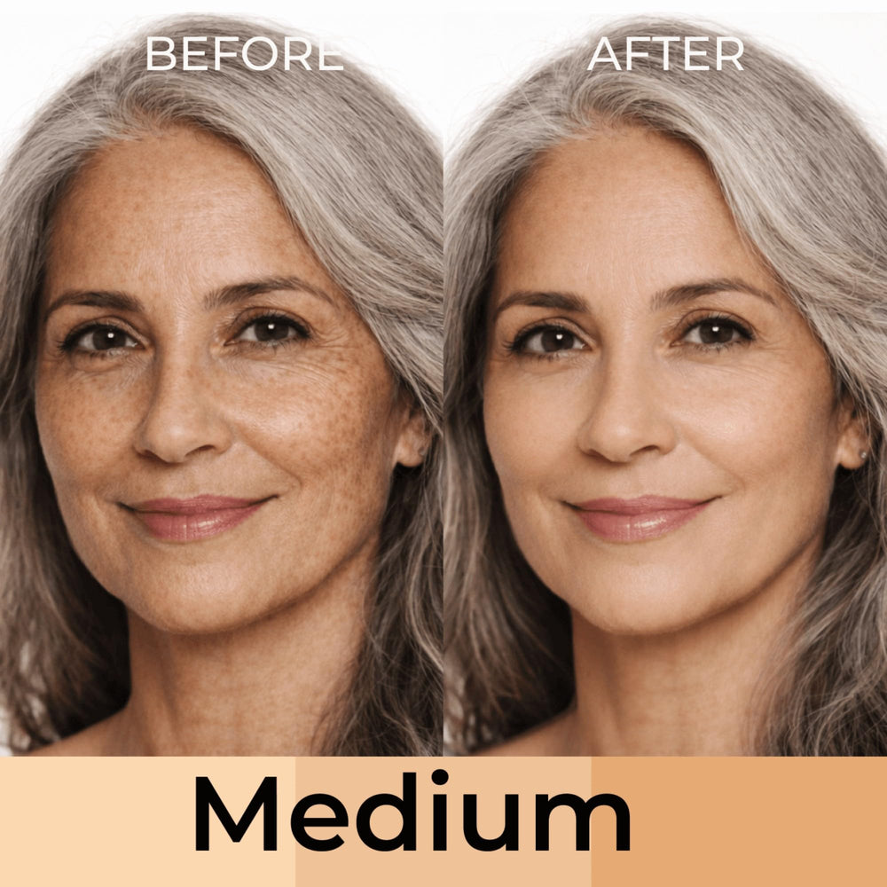 Close-up of encapsulated pigments adjusting to skin tone for a seamless look with Luminess.
