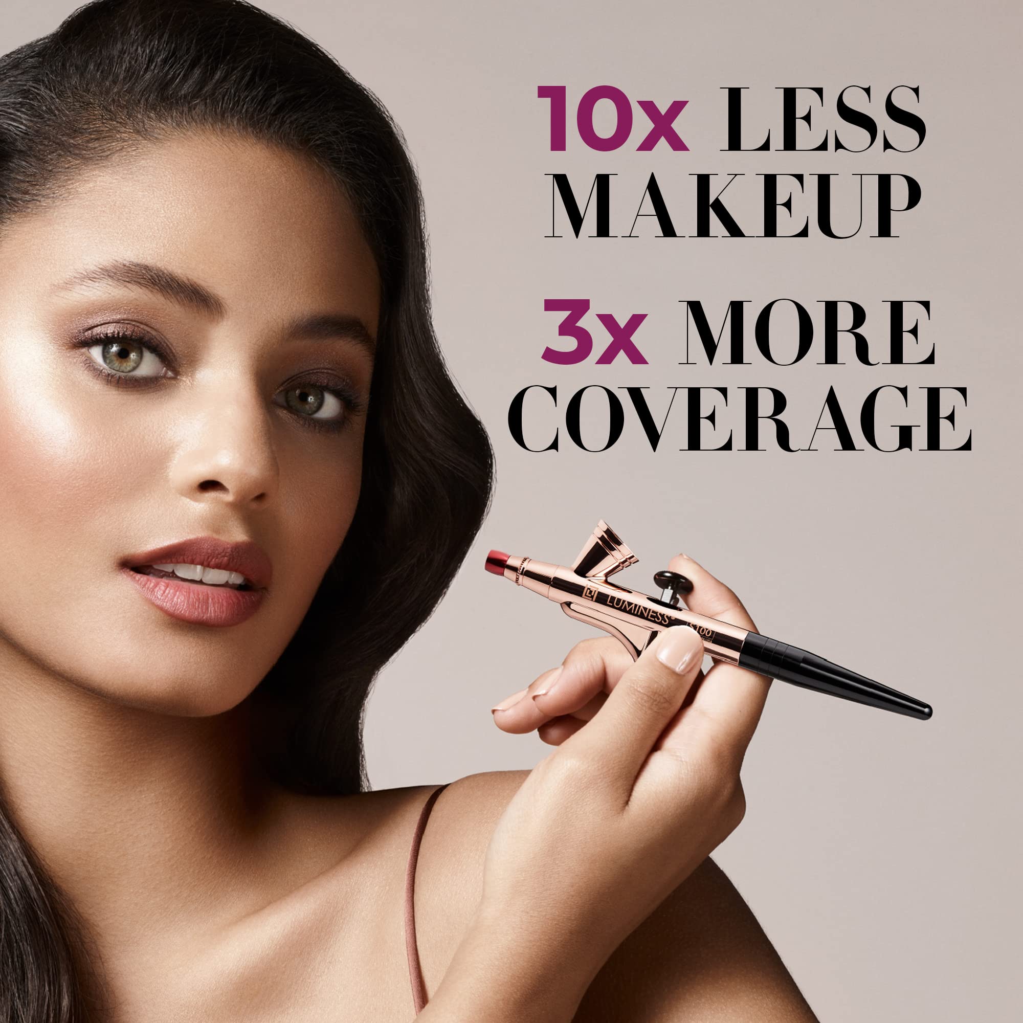 LUMINESS Silk 4-in-1 foundation bottle for hydration and full coverage