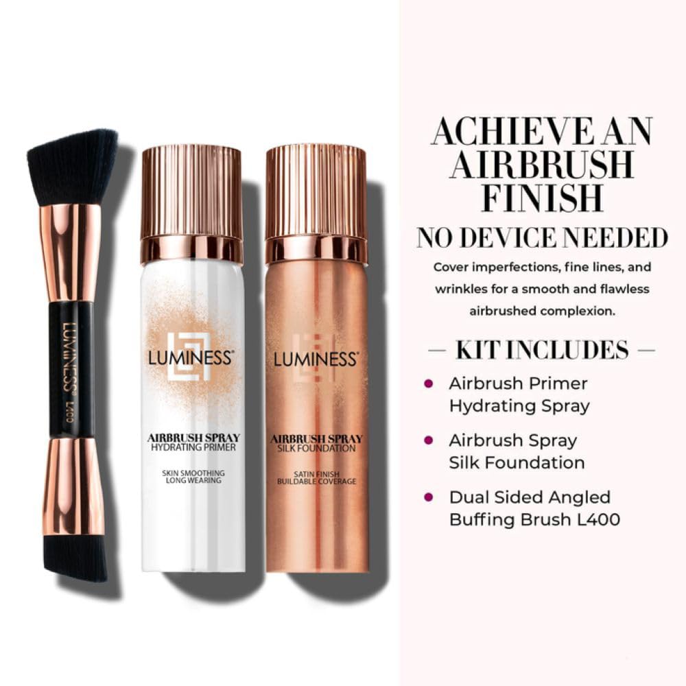 LUMINESS starter kit packaging highlighting all in one solution.