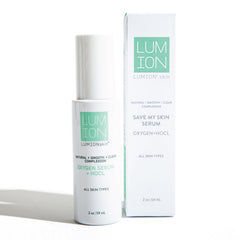 Lumion Save My Skin HOCl Serum bottle for balanced, calm skin