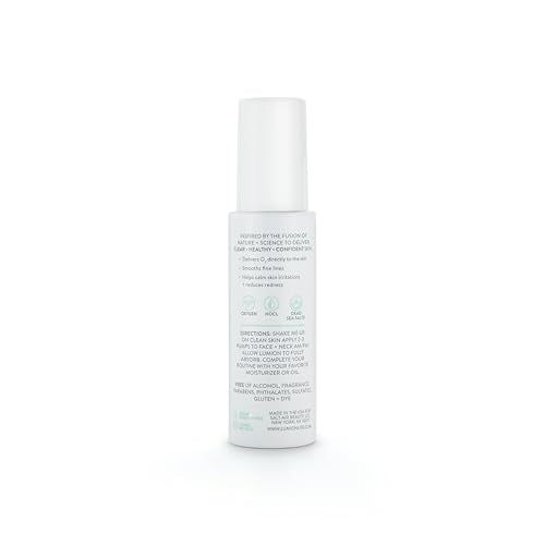 Lumion Save My Skin HOCl Serum drop on hand for gentle layering