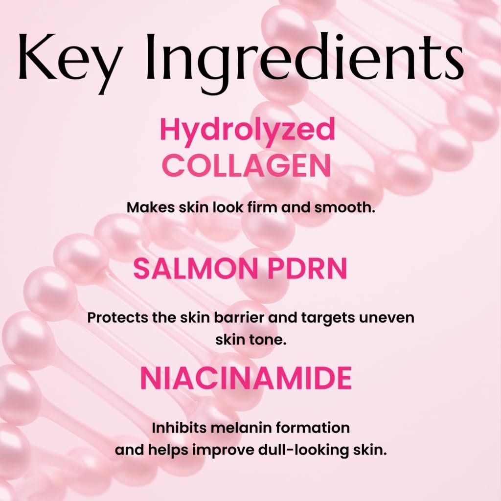 LumiVida Salmon DNA PDRN mask absorbed into skin for a smoother look