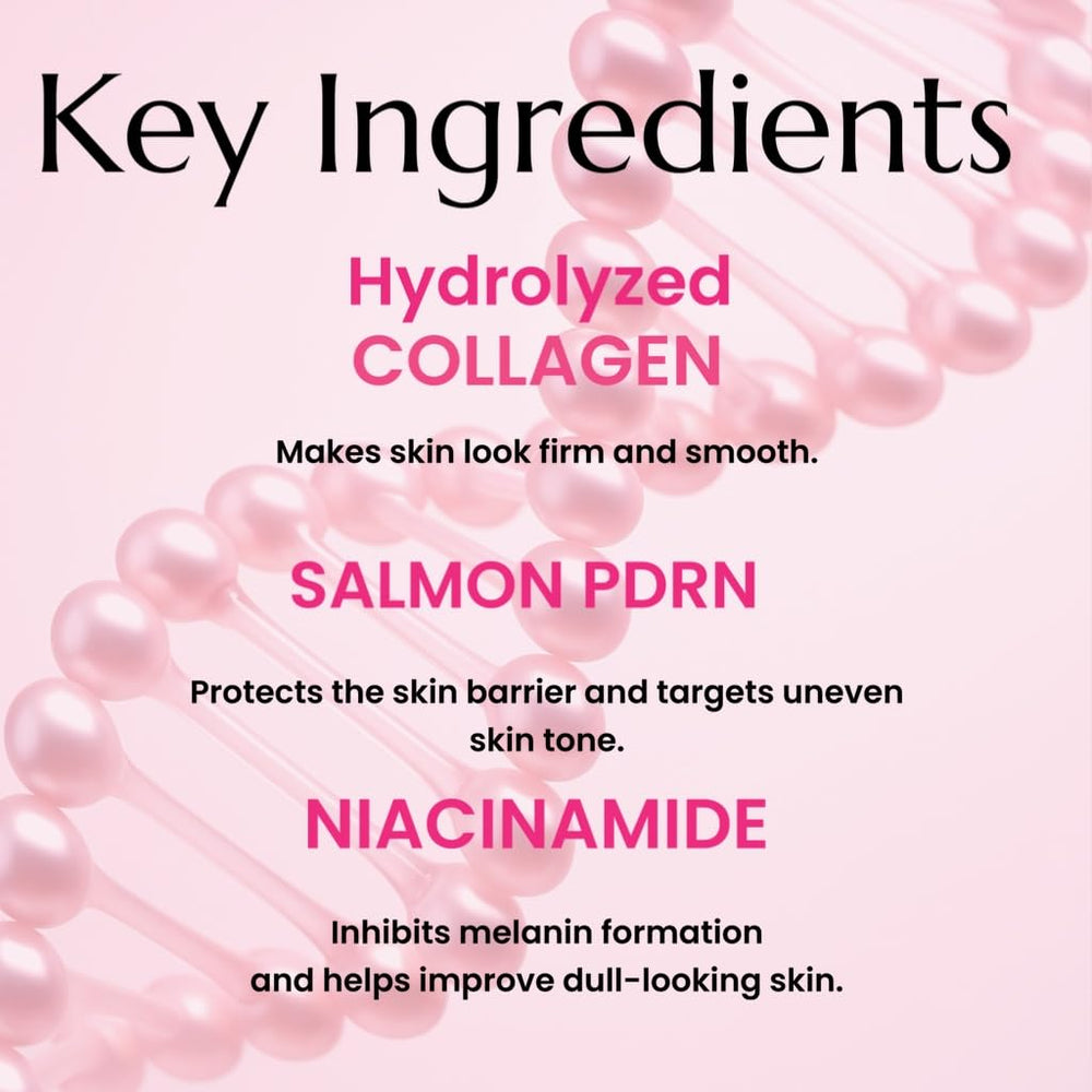 LumiVida Salmon DNA PDRN mask absorbed into skin for a smoother look