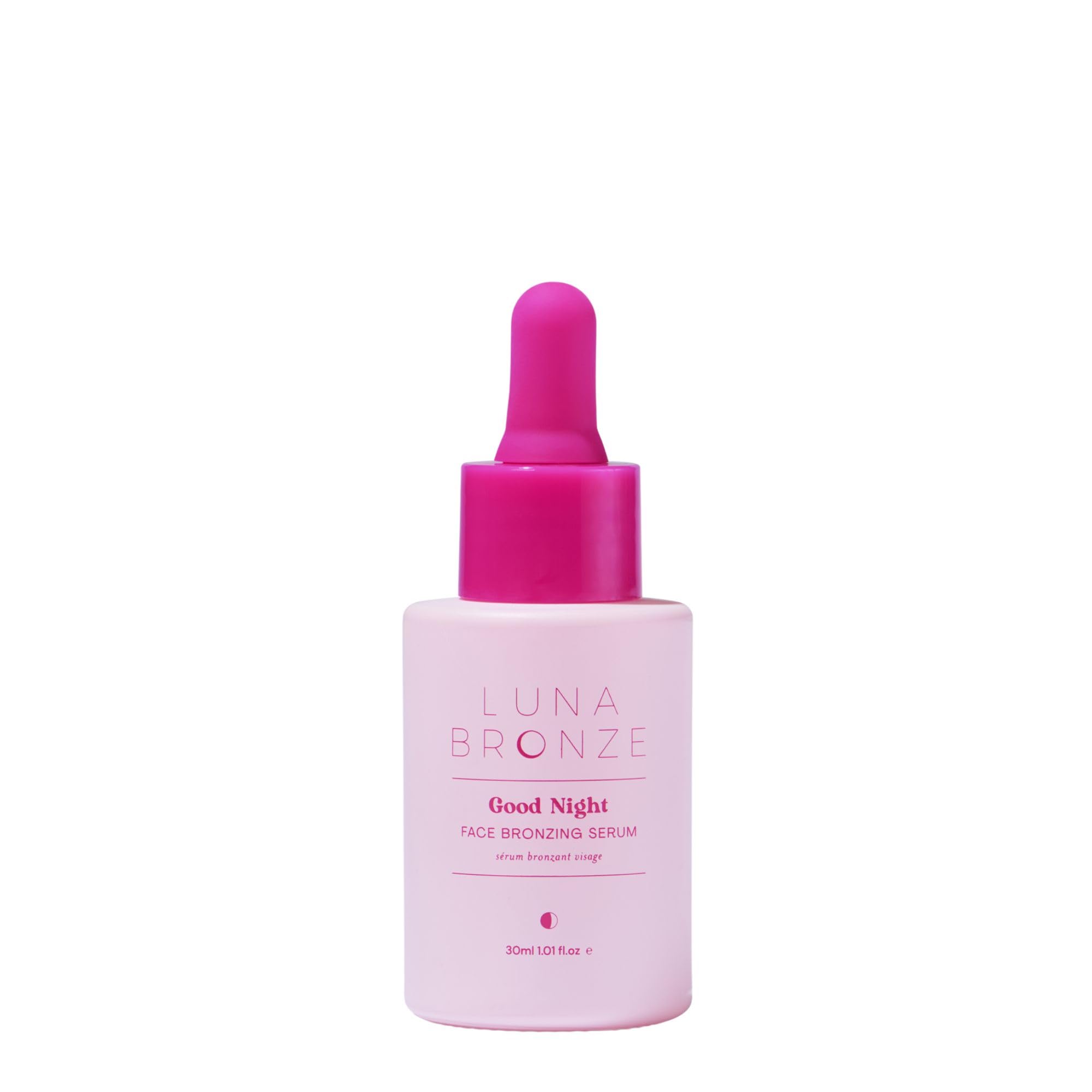 Luna Bronze Good Night Drops bottle for a natural evening glow.