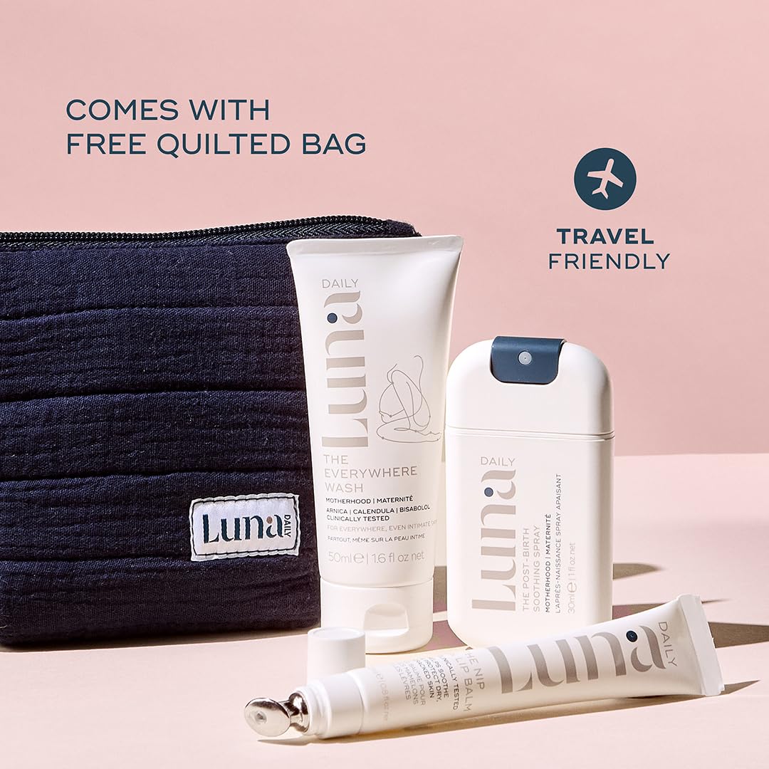 Luna Daily gentle cleanser travel size cleanses sensitive skin safely.