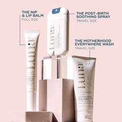 Luna Daily soothing mist travel size bottle demonstrates gentle hydration on the go.
