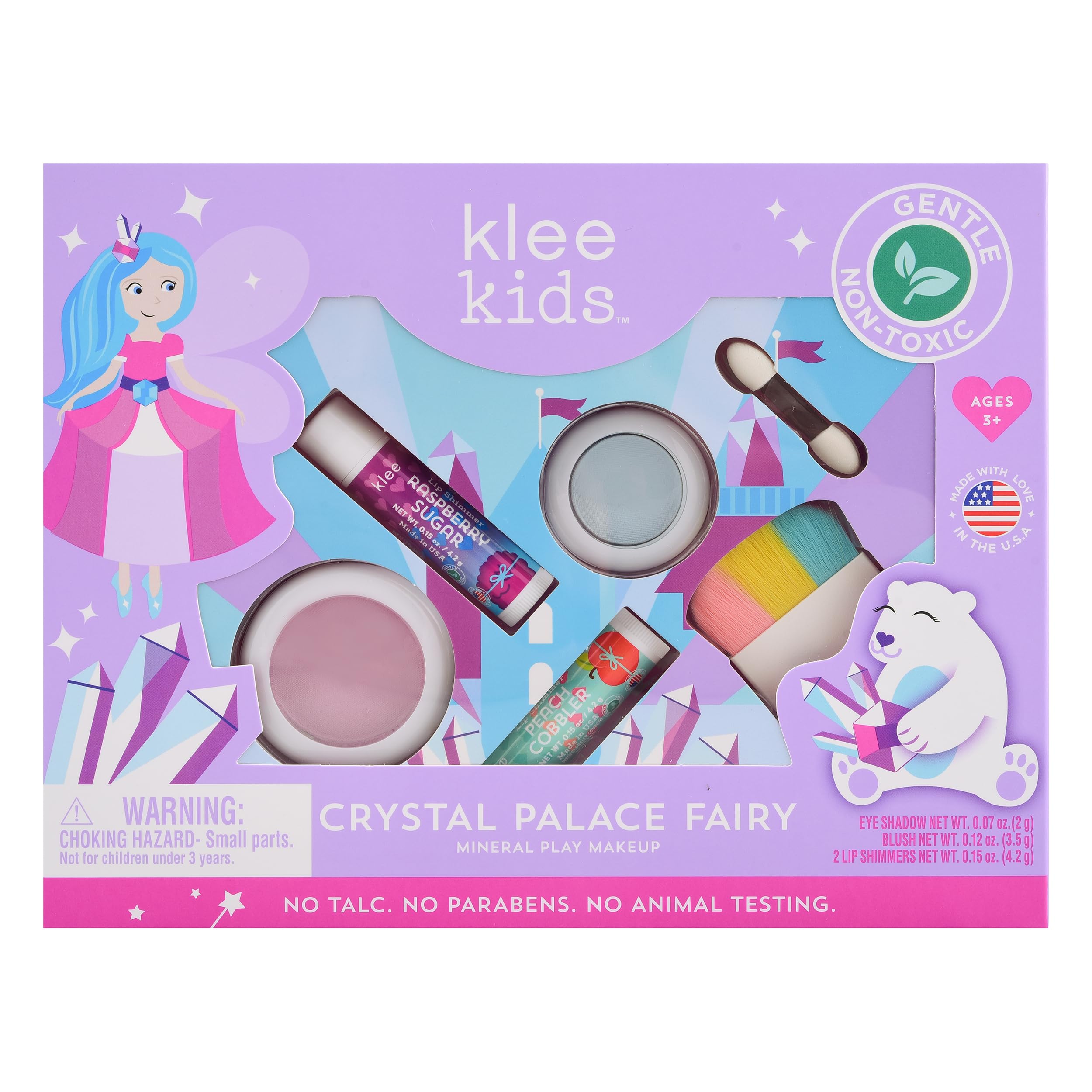 Klee Naturals Luna Star eye shadow Twinkle Blue for gentle non toxic play