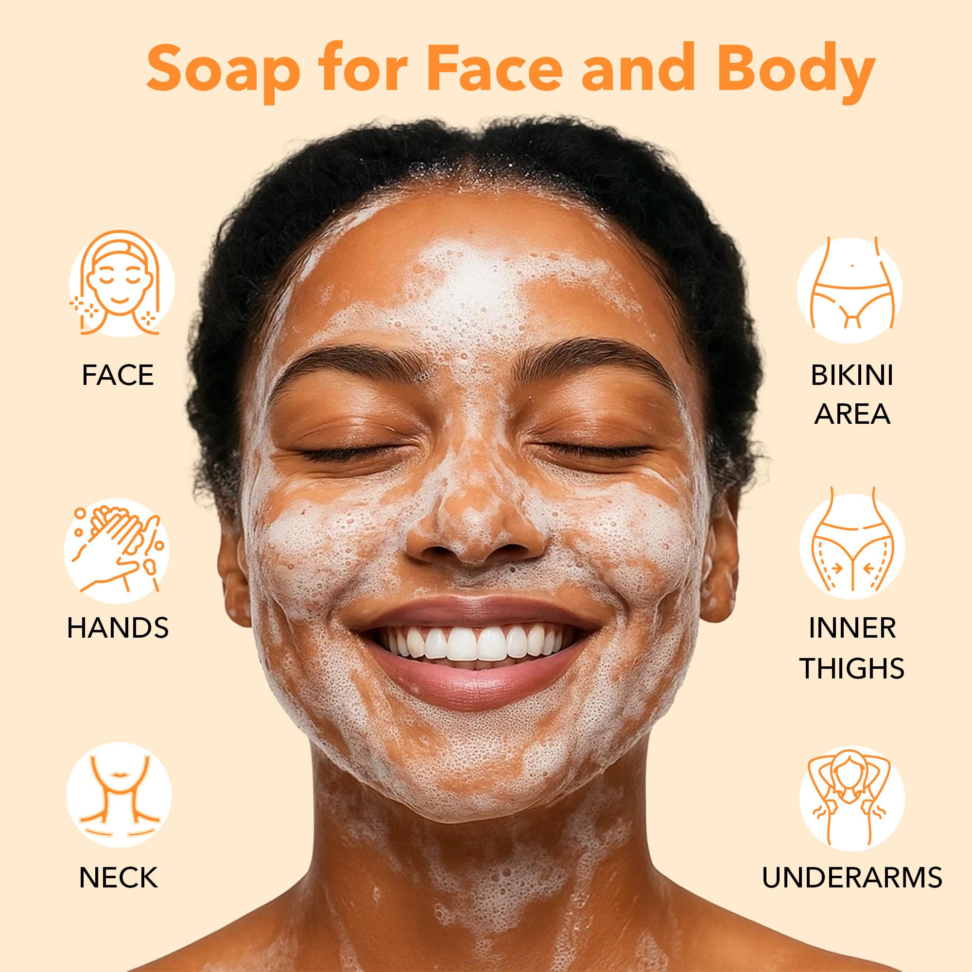 Lunavia Kojic Acid Soap Bar designed for face and body cleansing