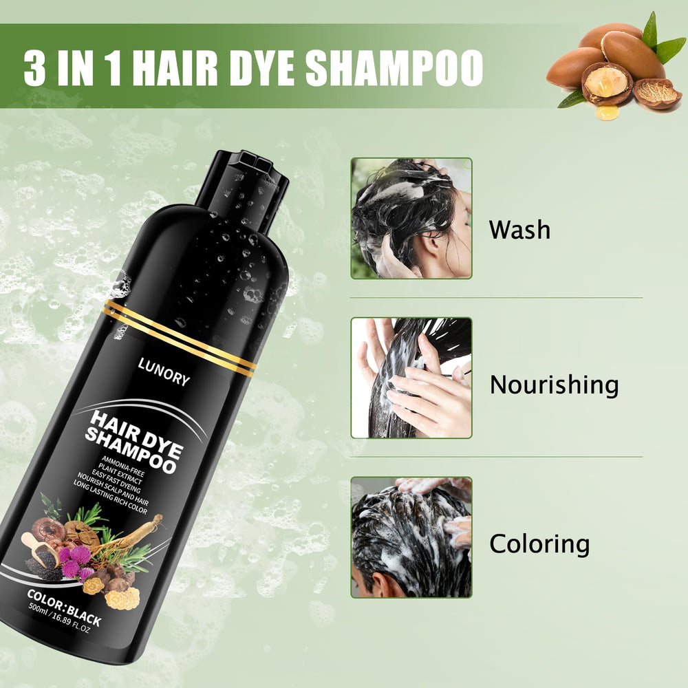 Lunory works on all hair types for balanced coverage.