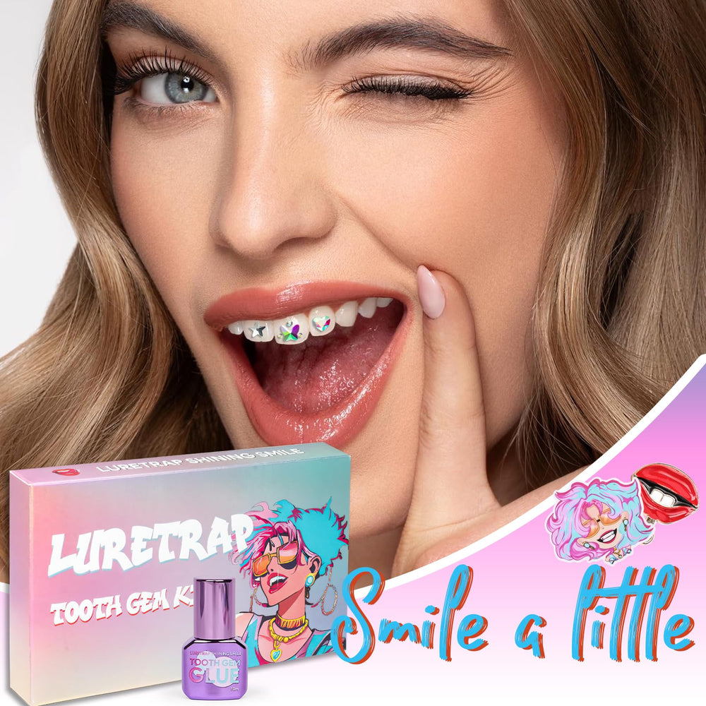Luretrap crystal gems in varied sizes for durable tooth embellishments