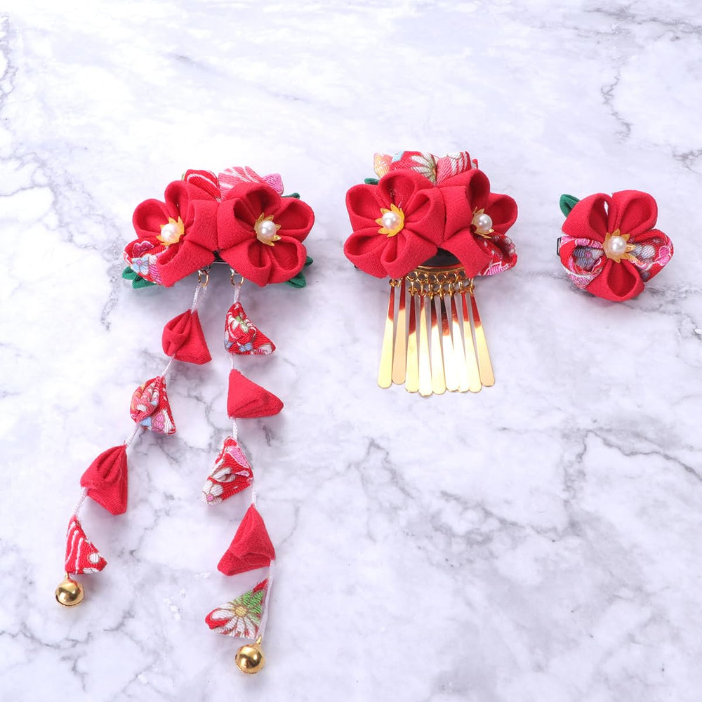 Lurrose decorative hair barrettes suit dresses, yukata, and special occasions.