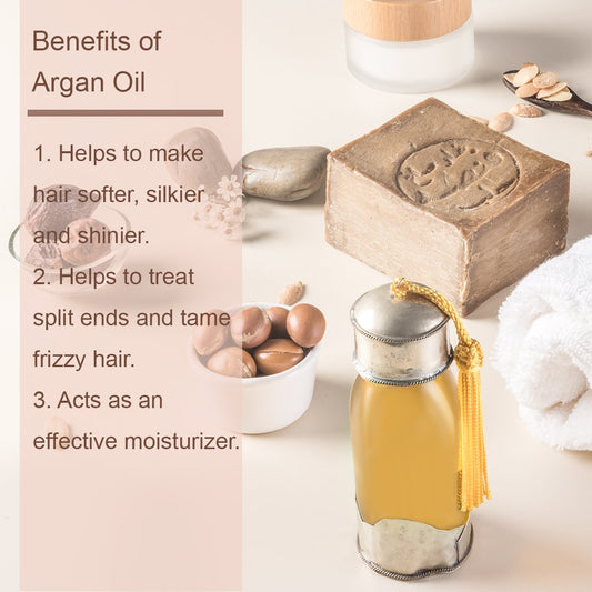 Luseta Argan Oil Repair Conditioner bottle front view suggests smoother strands.